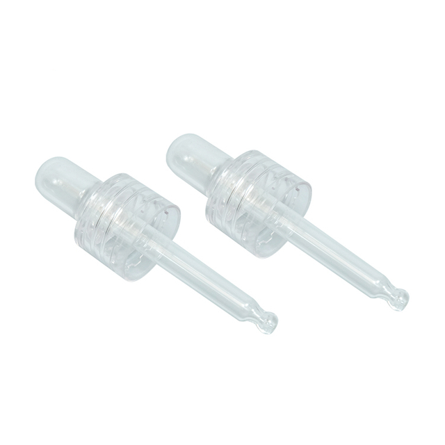 Gotero de pl&agrave;stic transparent 20/410 amb bombeta de PVC
