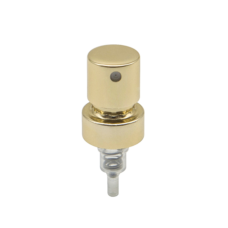 Bomba de crimpada personalitzada de pl&agrave;stic d'alumini d'or brillant de 13 15 mm per a ampolla de perfum