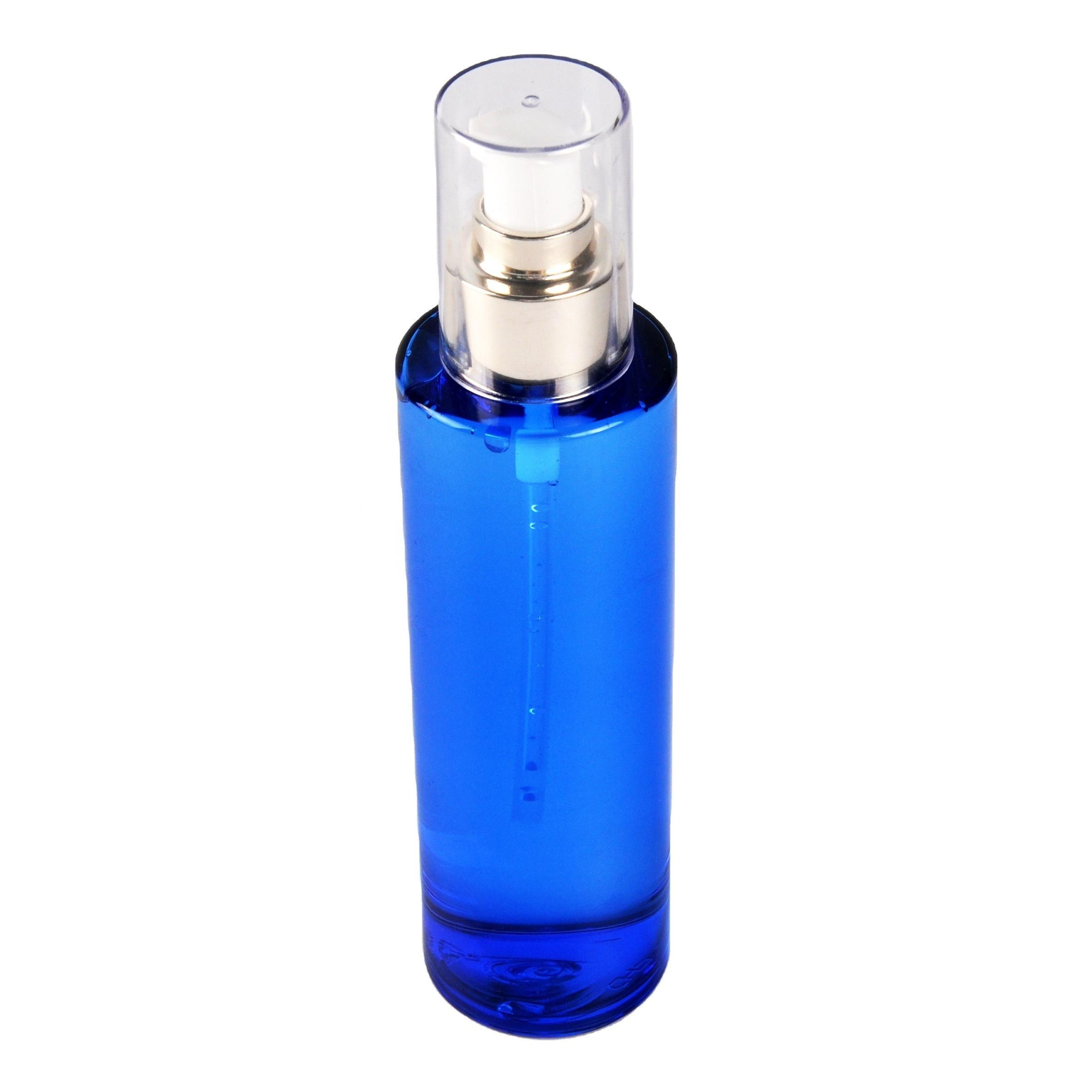 ขวดเครื่องสำอางพลาสติก PETG Blue Lotion