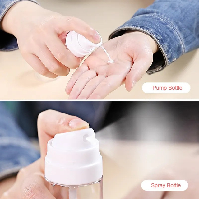 H&oslash;jkvalitets tom 120 ml PETG plast h&aring;rspray klar flaske
