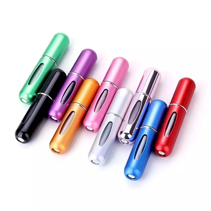 পৰ্টেবল ভ্ৰমণ খালী মিনি এলুমিনিয়াম মেটাল ৰিফিলযোগ্য সুগন্ধি Atomizer