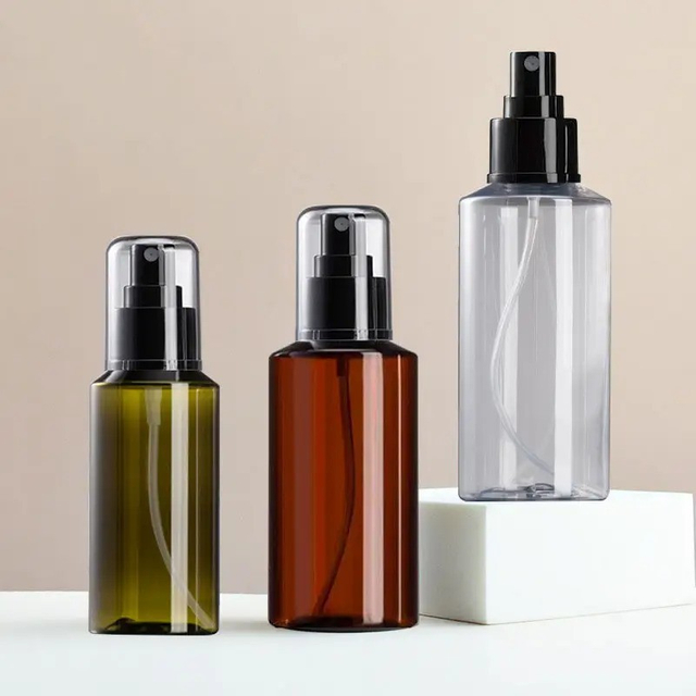 Sina Tutus PET Plastic Brown Hair Oil Spray Bottle 200ML