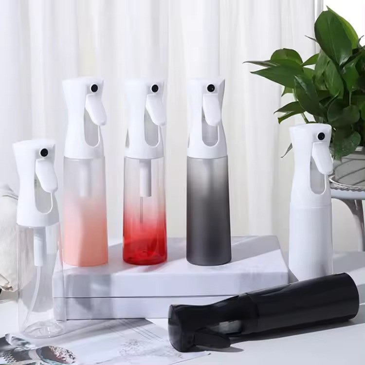 কাষ্টম PET 200ML অবিৰত কুঁৱলী খালী চুলি স্প্ৰে বটল